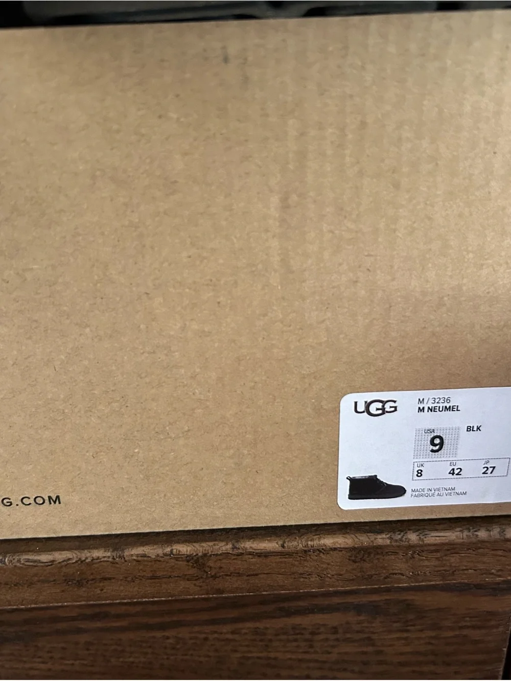 Men's Black Ugg suede  Lace-Up Casual Boots